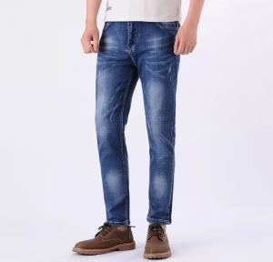 China China factory Long size blue Mens Jeans and modern trousers Denim Pants on sale