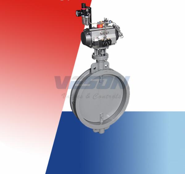 General Pneumatic Butterfly Valve In Ventilation And Air Conditioning Systems