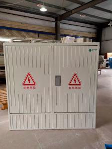 China Double Door Fiberglass Enclosure Box Free Standing Polyester IEC60947 - 1 wholesale