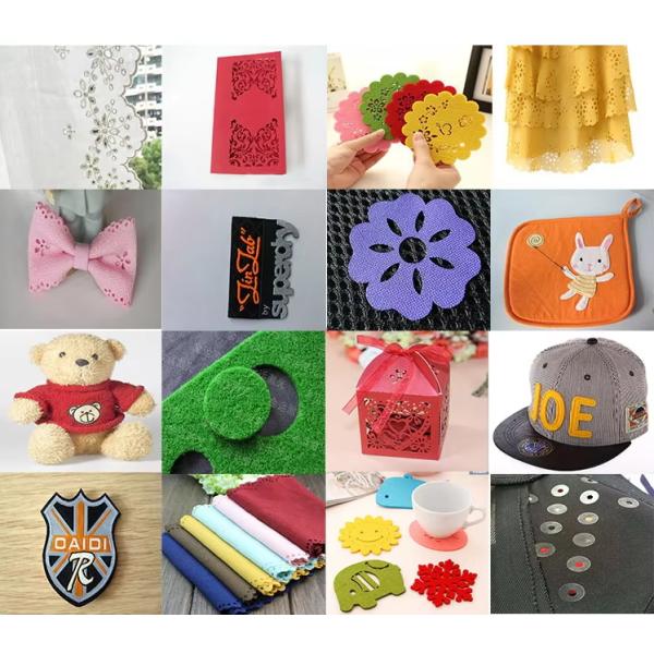 Visual Camera Fabric CO2 Laser Cutting Engraving Machine Automated Leather Textile Processing System