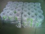 White 36 Rolls Packing Toilet Tissue Paper Roll , Recycle Tissue