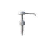 White Long Nozzle 28/410 Plastic Syrup Pump Large Dose Gallon Dispenser Pump