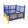 Buy cheap Collapsible Wire Mesh Pallet Containers Welded Wire Cage Powder Coated Finish from wholesalers