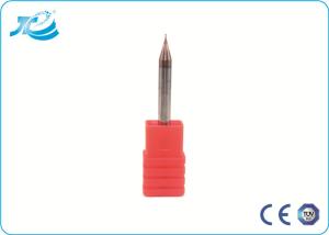 China Micro Diameter Ball Nose Plastic Cutting End Mills , 3 / 8 Carbide End Mill wholesale
