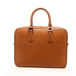 High Manual Luxury Business Large Capacity Briefcase Saffiano Leather Laptop Bag
