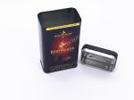 Christmas Food Storage Tin Box With Embossing , Rectangular Metal Box
