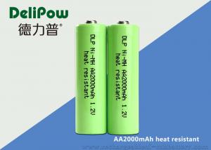 China 1.0v~1.2V 2000mAh Aa Rechargeable Batteries Nimh Heat Resistant wholesale