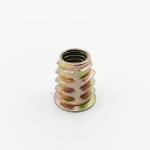 1/4 5/16 3/8 Zinc Alloy Furniture Wood Nuts Hex Socket Threaded Inserts Nuts
