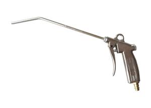 China Metal Aluminum Air Blow Gun Nickel Plated Surface With Quick Release Adaptor and Extra-Long Blow Nozzle wholesale