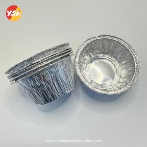 China Foil Ramekins Round Foil Pans Microwave Oven Smooth Wall For Foil Tray wholesale