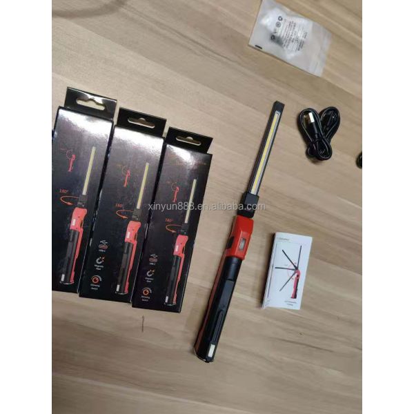 Strong Light COB Charging Work Lamp Foldable Multi-function Portable Emergency Car Repair Work Inspection Lamp