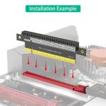 PCI-E Express 5.0 16X Male To Female Extender Riser Card Adapter Pcie 5.0 16x