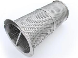 China 12 Inch 304 316 316L Stainless Steel Filter Mesh Tube Perforated Easily Formed wholesale