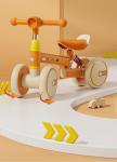 Four Wheel Children's Stroller Handcart Learning Toy Push Bicycle with Metal