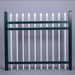 6 Foot 3x3 Modern Tubular Steel Fence For Garden