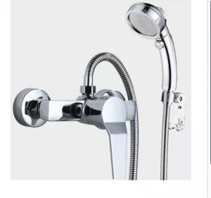 China Water Saving Tub And Shower Faucet Set With Handheld Shower Head Round SUS304 wholesale