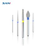 Silver Stainless Steel Diamond Bur Set Anti Rust For Dental Area