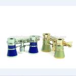 Elegant Metal Binoculars Opera Glasses 3x25 Roof Prism Type