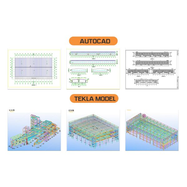 Two Layer Prefab Steel Structures Construction Large Span Metal Warehouse Building