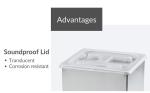 GT SONIC Heated 2L Stainless Steel Ultrasonic Jewelry Cleaner