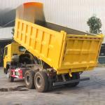 10 Wheels 371hp 6x4 Used 25 Ton Howo Dump Truck With Cargo Tank Length 5.3-6.2M