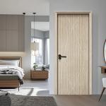 Hollow Glass Wood-plastic Composite Hollow Door Weather Resistant Flush Design