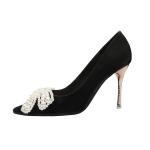7123-3 Fashion Pointed Shallow Mouth High Heels Nightclub Thin Sexy Single Shoes
