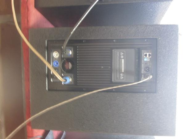 8" Powered Powered Speaker System Sound Equipment for Church / club , 2000 Watt