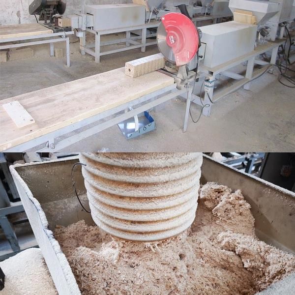Canada Customized Euro Wood Sawdust Block Pallet Machine