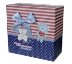 Cute Bear Folded plain gift boxes Matt Coated Magnet Closure