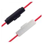3AG Peel-Off Type Nylon Flame Retardant Glass Tube In Line Fuse Holder