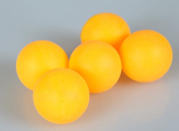 Celluloid Professional Ping Pong Balls Standard Size 40mm Yellow For Family