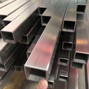 China ERW  EFW Welded Stainless Steel Square Tube / Stainless Steel Rectangle Pipe Tube Grade 201 304 316L 321 wholesale