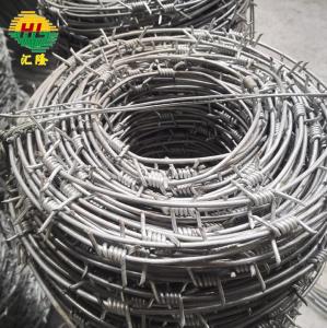 China Single Strand Galvanized Barbed Wire 6mm*1.6mm Or 2mm*2mm wholesale