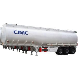 China Customized Chinese 60t Load Heavy Fuel Tanker Truck Semi Trailer wholesale