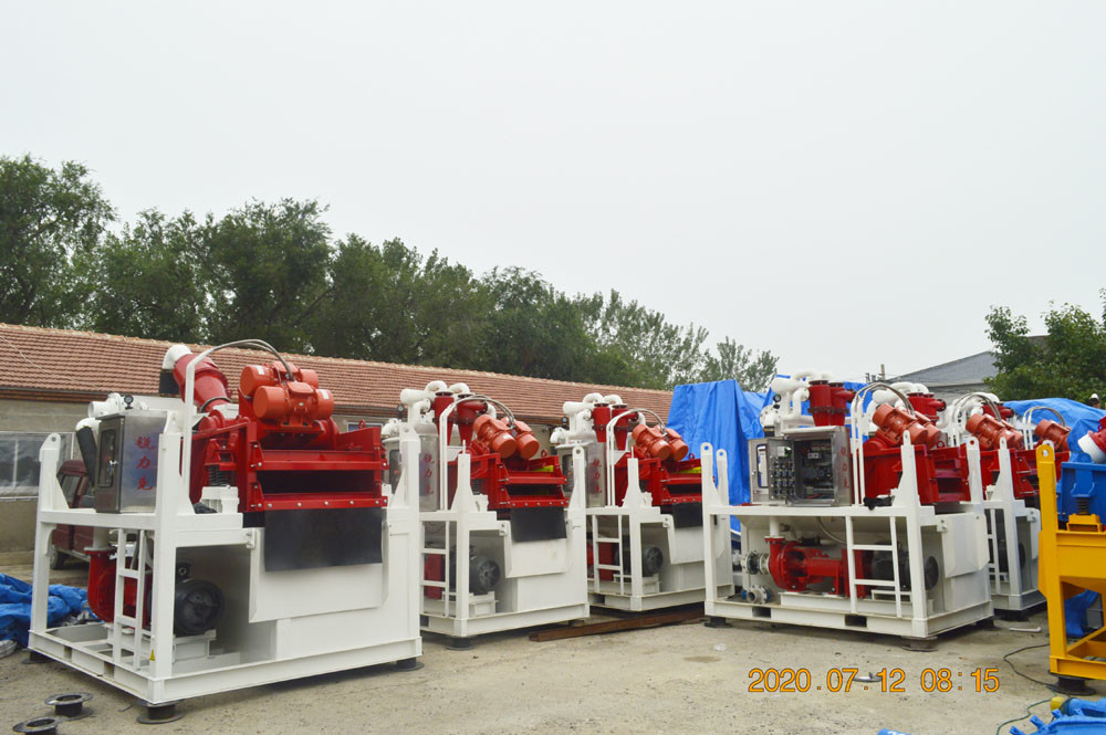 shale shaker 70 m3/h 300GPM for horizontal direction drilling project