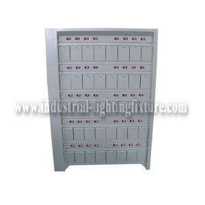 China Intelligent AC 110V Miner Lamp Charger Rack 80 Units With Door Lock wholesale