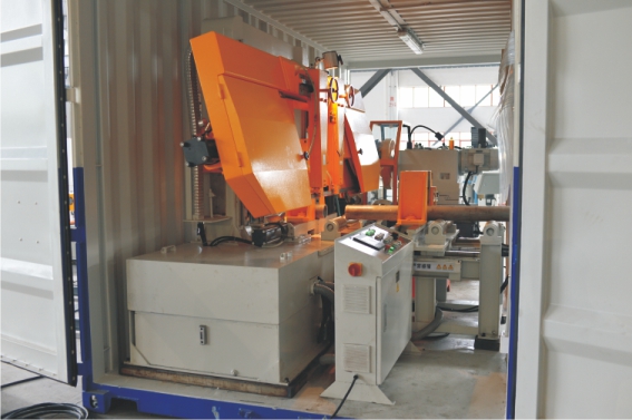 Container Design Pipe Edge Preparation Machine Work Station High Efficiency