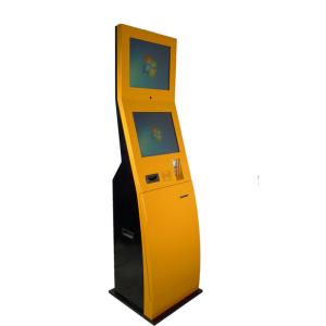 China Bill Acceptor Touch Screen Payment Kiosk With 19 Inch Dual Screen wholesale
