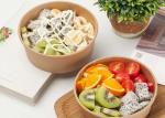 Disposable kraft paper bowl takeaway fast food container strong disposable bowls