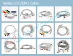 Rectangle 11P TPU ECG Cable 10 Lead Banana One Piece Series EKG Cable Compatible