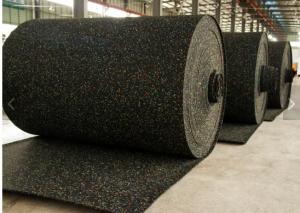 China Shock Absorption Rubber Mat Sound Insulation Rubber Underlayment Roll For Flooring wholesale