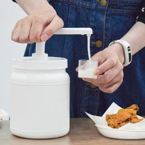 China 15ml 30ml Food Grade PP Condiment Dispenser Pump Set With HDPE Round Container on sale