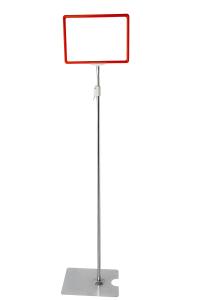 China Custom Chrome-faced POS Sign Holder , POP Poster Display For Promotion Card wholesale
