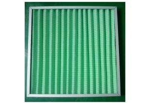 China V Shape Pleat Big Dust Holding Capacity Panel Pre Air Filters G1 G3 Efficiency wholesale