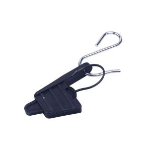 China ADSS FTTH Drop Cable Wire Suspension Clamp with Stainless Steel Hook for Figure 8 Cable wholesale