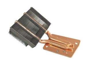 China High Power Custom Heat Pipe Heatsink With Copper Base Plate wholesale