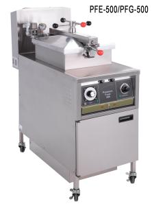 China Mechanical Panel 304 SUS Gas Heating Chicken Pressure Fryer With Oil Filtration wholesale