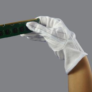 China Sweat Absorbency PVC ESD Dotted Anti Static Hand Gloves wholesale