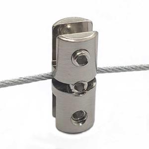 China New Hot Selling Item Display Fixture Glass Clamp For Cable Display System wholesale